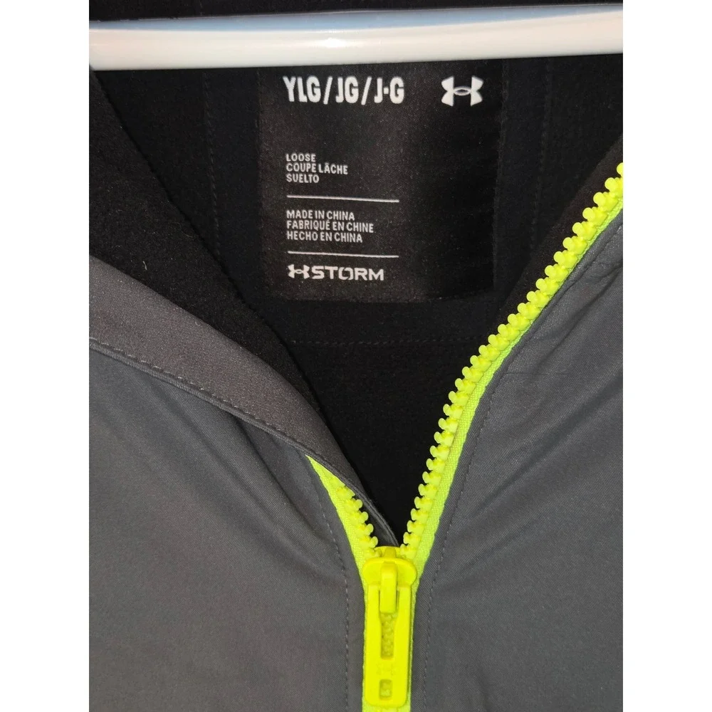 Under Armour Storm Youth Boys‎ Anorak Jacket Youth LG  Loose Fit Colorblock